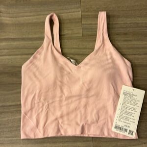 Lululemon Align Ribbed Tank Size 6 Lululemon BRAND NEW Flush Pink